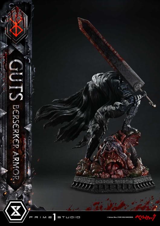 Berserk Ultimate Premium Masterline Guts Berserker Armor (Grunbeld vs Guts Deluxe Ver.) 1/4 Scale Statue Gallery Image 22