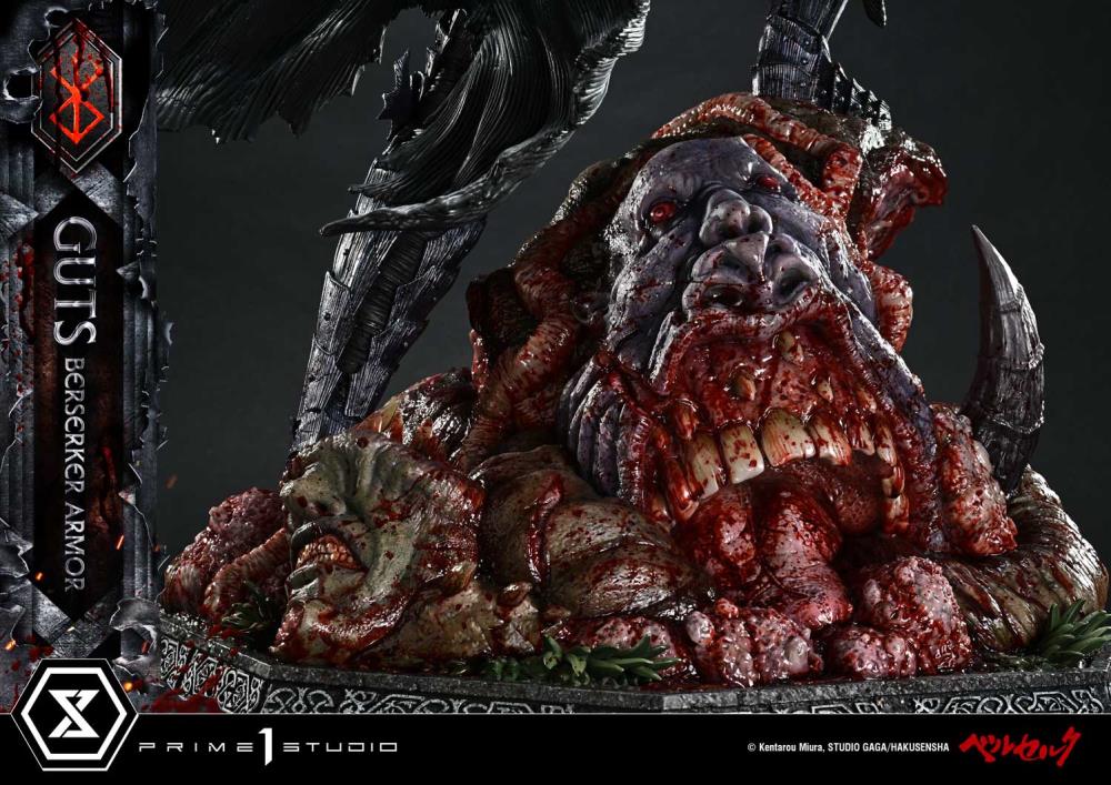 Berserk Ultimate Premium Masterline Guts Berserker Armor (Grunbeld vs Guts Deluxe Ver.) 1/4 Scale Statue Gallery Image 41