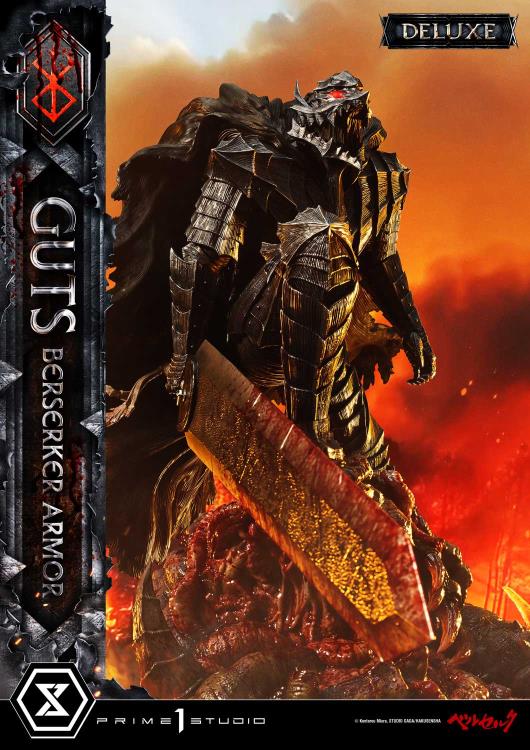 Berserk Ultimate Premium Masterline Guts Berserker Armor (Grunbeld vs Guts Deluxe Ver.) 1/4 Scale Statue Gallery Image 12