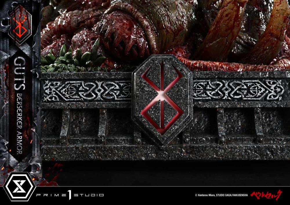 Berserk Ultimate Premium Masterline Guts Berserker Armor (Grunbeld vs Guts Deluxe Ver.) 1/4 Scale Statue Gallery Image 42