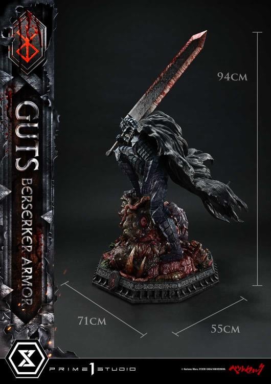 Berserk Ultimate Premium Masterline Guts Berserker Armor (Grunbeld vs Guts Deluxe Ver.) 1/4 Scale Statue Gallery Image 45