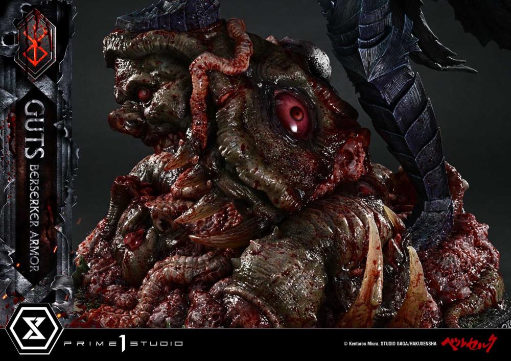 Berserk Ultimate Premium Masterline Guts Berserker Armor (Grunbeld vs Guts Deluxe Ver.) 1/4 Scale Statue Gallery Image 40