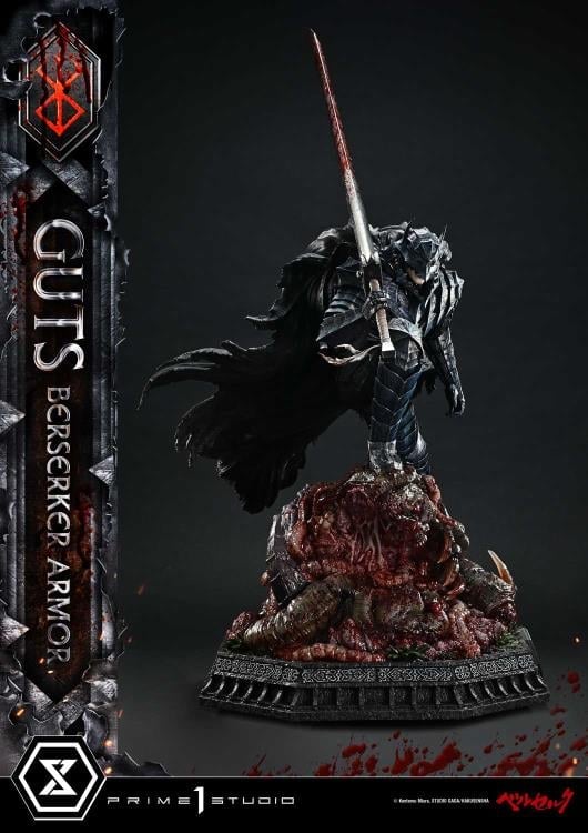 Berserk Ultimate Premium Masterline Guts Berserker Armor (Grunbeld vs Guts Deluxe Ver.) 1/4 Scale Statue Gallery Image 21