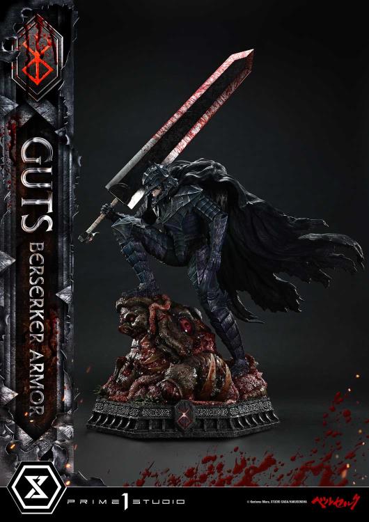 Berserk Ultimate Premium Masterline Guts Berserker Armor (Grunbeld vs Guts Deluxe Ver.) 1/4 Scale Statue Gallery Image 19