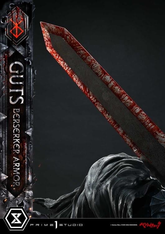 Berserk Ultimate Premium Masterline Guts Berserker Armor (Grunbeld vs Guts Deluxe Ver.) 1/4 Scale Statue Gallery Image 36