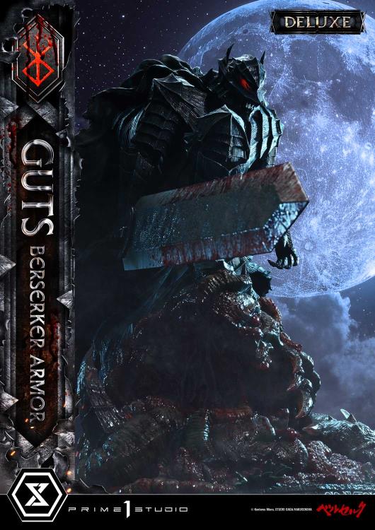 Berserk Ultimate Premium Masterline Guts Berserker Armor (Grunbeld vs Guts Deluxe Ver.) 1/4 Scale Statue Gallery Image 7