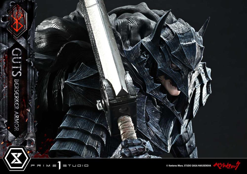Berserk Ultimate Premium Masterline Guts Berserker Armor (Grunbeld vs Guts Deluxe Ver.) 1/4 Scale Statue Gallery Image 37