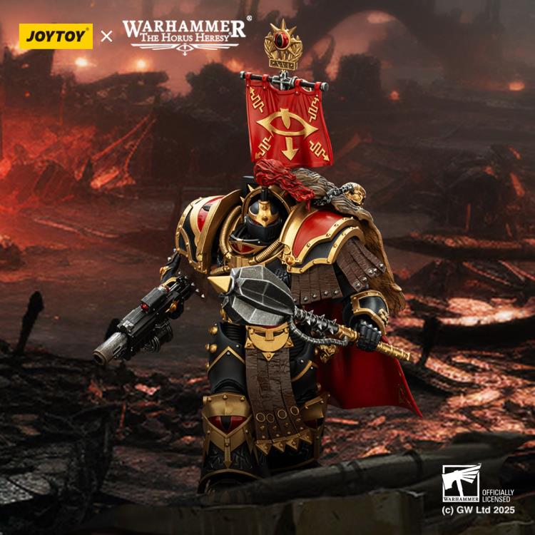 Warhammer: The Horus Heresy Sons of Horus Legion Cataphractii Praetor with Combi-Melta and Power Maul 1/18 Scale Action Figure Gallery Image 3
