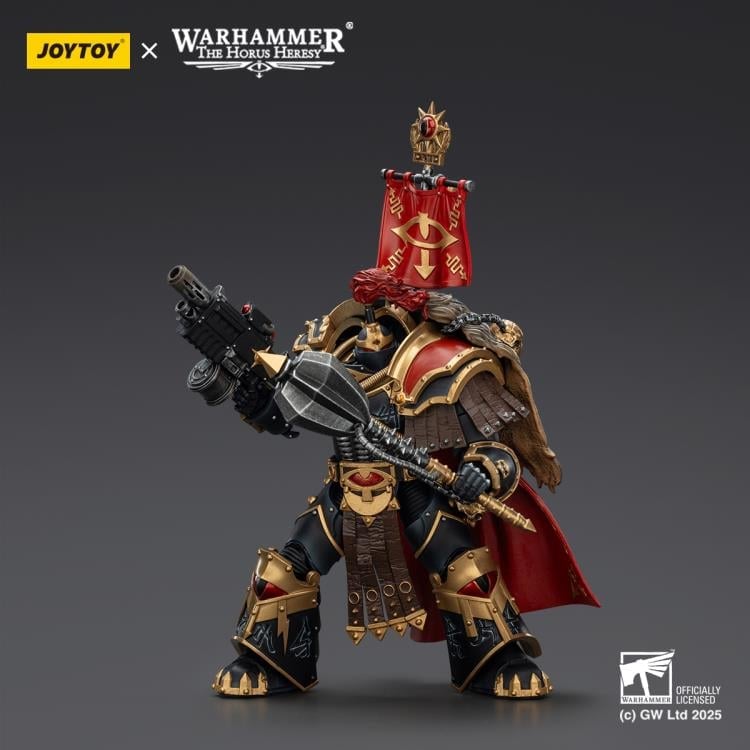 Warhammer: The Horus Heresy Sons of Horus Legion Cataphractii Praetor with Combi-Melta and Power Maul 1/18 Scale Action Figure Gallery Image 7