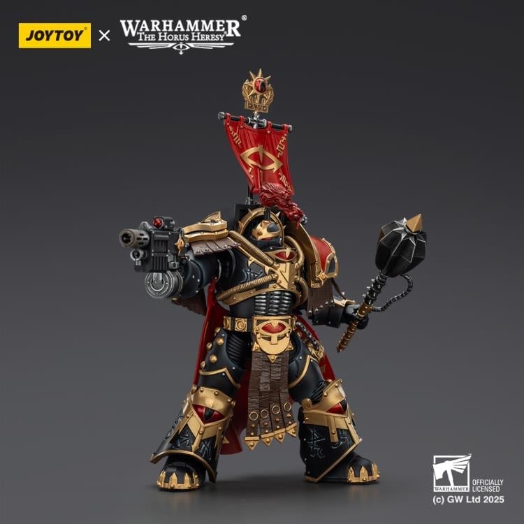 Warhammer: The Horus Heresy Sons of Horus Legion Cataphractii Praetor with Combi-Melta and Power Maul 1/18 Scale Action Figure Gallery Image 6