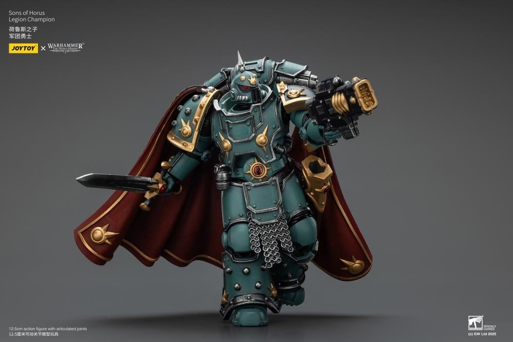 Warhammer: The Horus Heresy Sons of Horus Legion Champion 1/18 Scale Action Figure Gallery Image 8