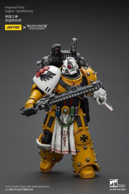 Warhammer: The Horus Heresy Imperial Fists Legion Apothecary 1/18 Scale Action Figure Gallery Image 8