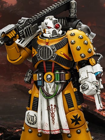 Warhammer: The Horus Heresy Imperial Fists Legion Apothecary 1/18 Scale Action Figure Gallery Image 2