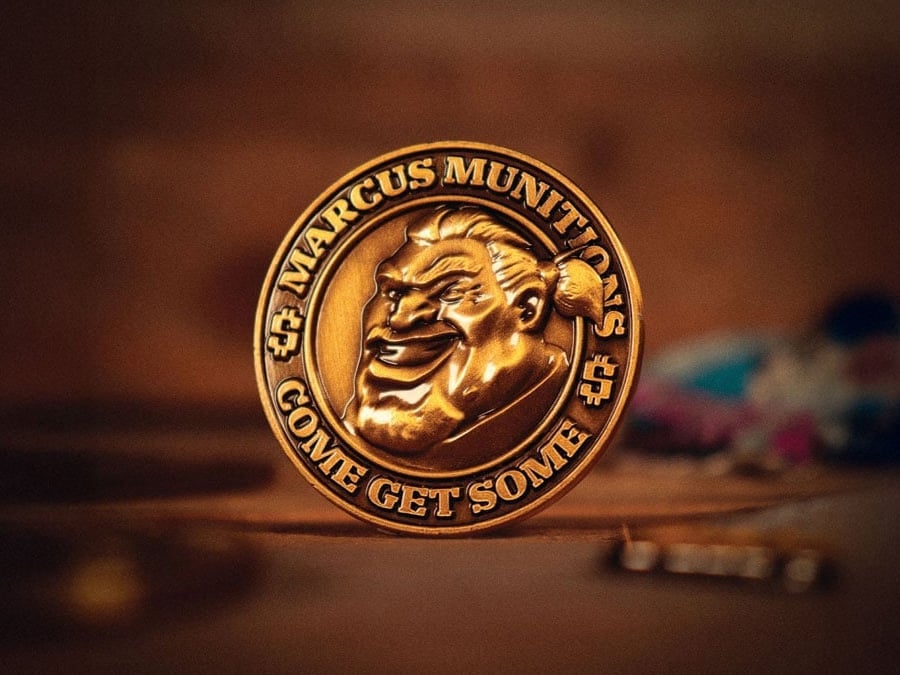 Borderlands Marcus Munitions Limited Edition Coin Gallery Image 1