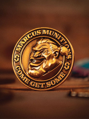 Borderlands Marcus Munitions Limited Edition Coin Gallery Image 2