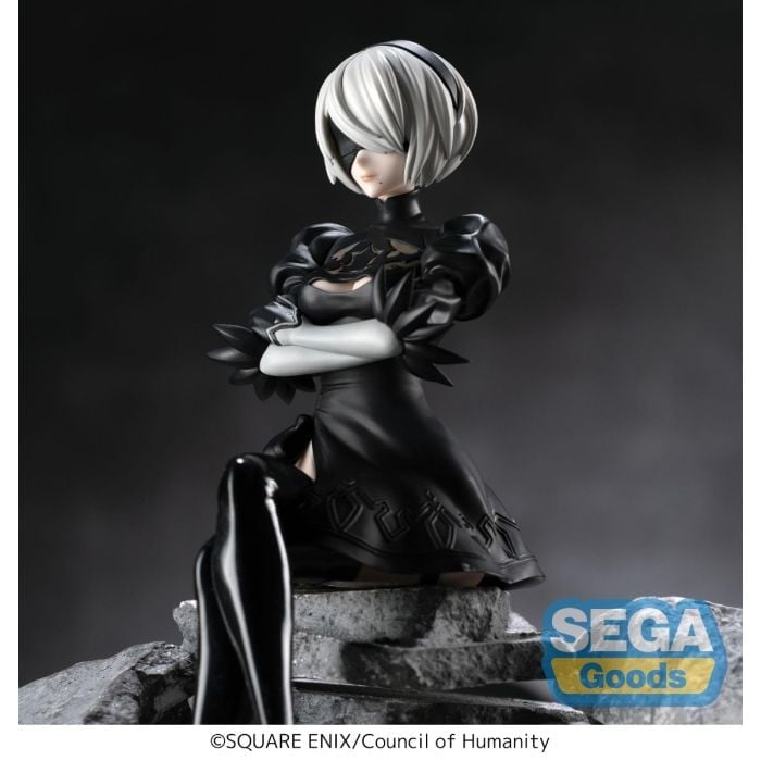 NieR: Automata Ver1.1a 2B Premium Perching Figure (Reissue) Gallery Image 6