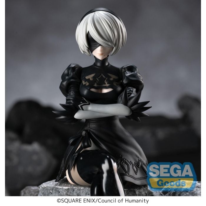 NieR: Automata Ver1.1a 2B Premium Perching Figure (Reissue) Gallery Image 5