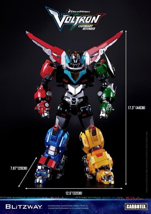 Voltron: Legendary Defender Carbotix 10th Anniversary Voltron (Standard Edition Ver.) Action Figure Gallery Image 24
