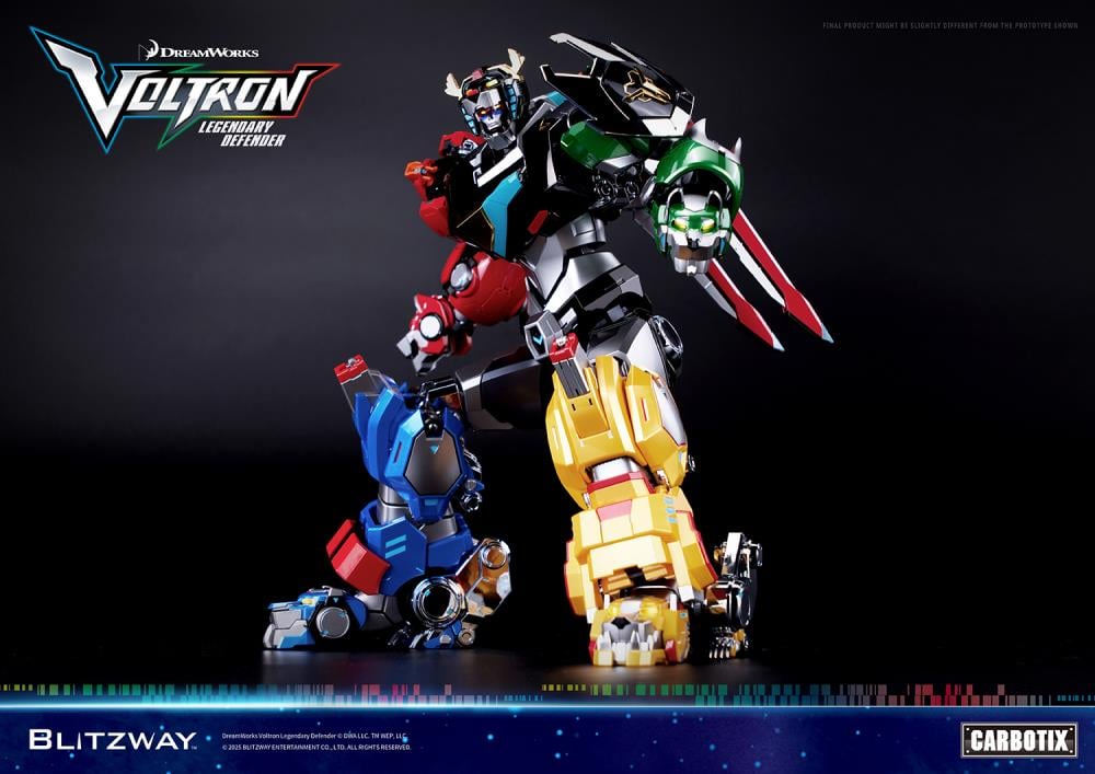 Voltron: Legendary Defender Carbotix 10th Anniversary Voltron (Standard Edition Ver.) Action Figure Gallery Image 21