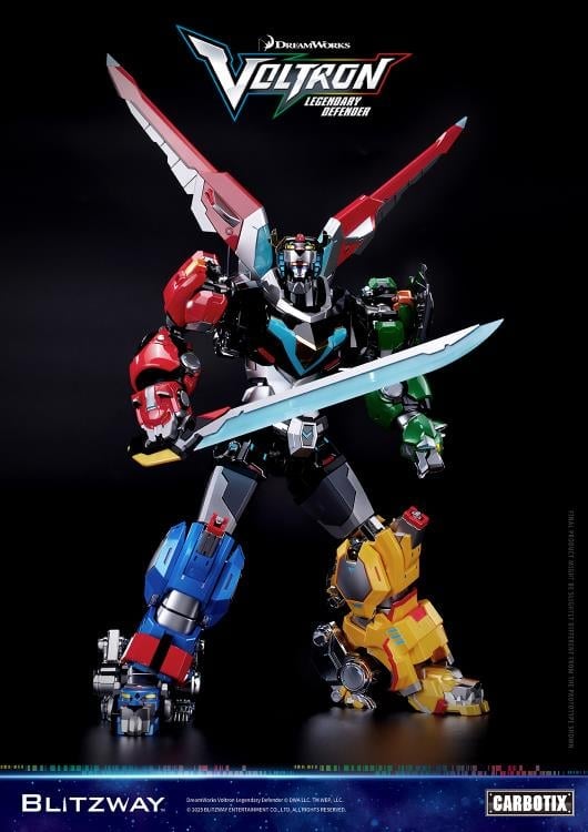 Voltron: Legendary Defender Carbotix 10th Anniversary Voltron (Standard Edition Ver.) Action Figure Gallery Image 8