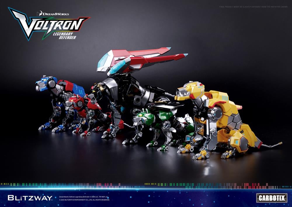 Voltron: Legendary Defender Carbotix 10th Anniversary Voltron (Standard Edition Ver.) Action Figure Gallery Image 15