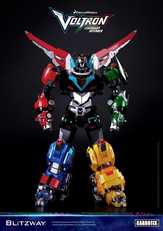 Voltron: Legendary Defender Carbotix 10th Anniversary Voltron (Standard Edition Ver.) Action Figure Gallery Image 4