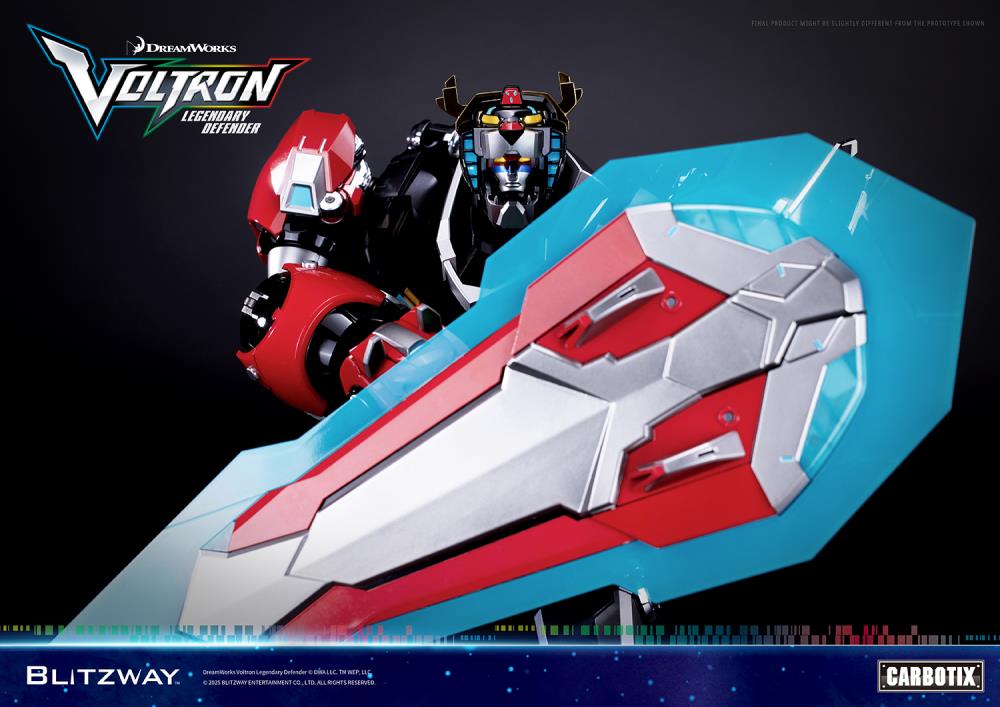 Voltron: Legendary Defender Carbotix 10th Anniversary Voltron (Standard Edition Ver.) Action Figure Gallery Image 7