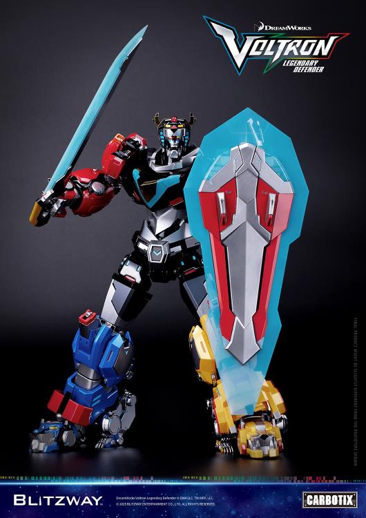 Voltron: Legendary Defender Carbotix 10th Anniversary Voltron (Standard Edition Ver.) Action Figure Gallery Image 9