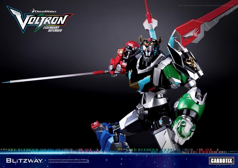 Voltron: Legendary Defender Carbotix 10th Anniversary Voltron (Standard Edition Ver.) Action Figure Gallery Image 18