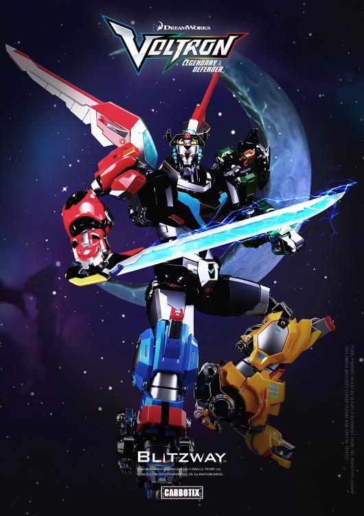 Voltron: Legendary Defender Carbotix 10th Anniversary Voltron (Standard Edition Ver.) Action Figure Gallery Image 3