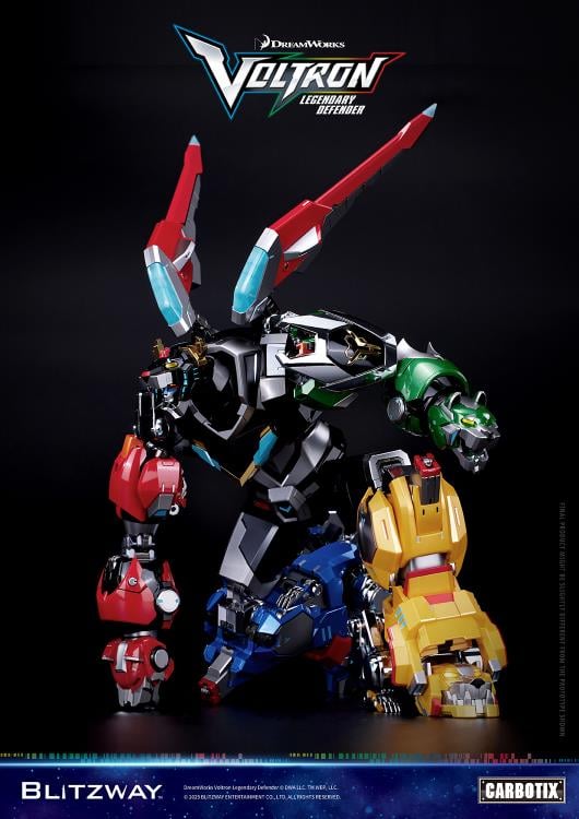 Voltron: Legendary Defender Carbotix 10th Anniversary Voltron (Standard Edition Ver.) Action Figure Gallery Image 5