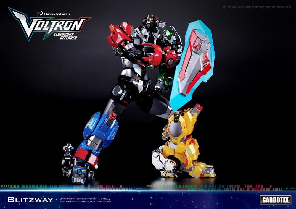 Voltron: Legendary Defender Carbotix 10th Anniversary Voltron (Standard Edition Ver.) Action Figure Gallery Image 22