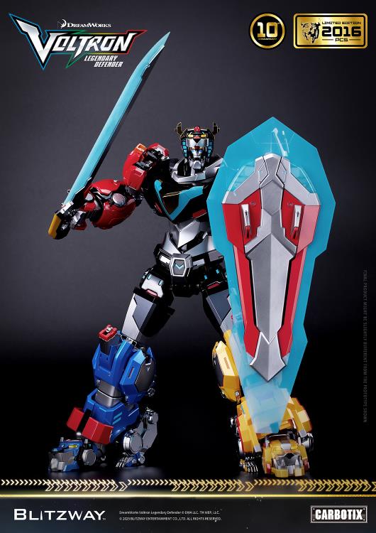 Voltron: Legendary Defender Carbotix 10th Anniversary Voltron (Special Limited Edition Ver.) Action Figure Gallery Image 10