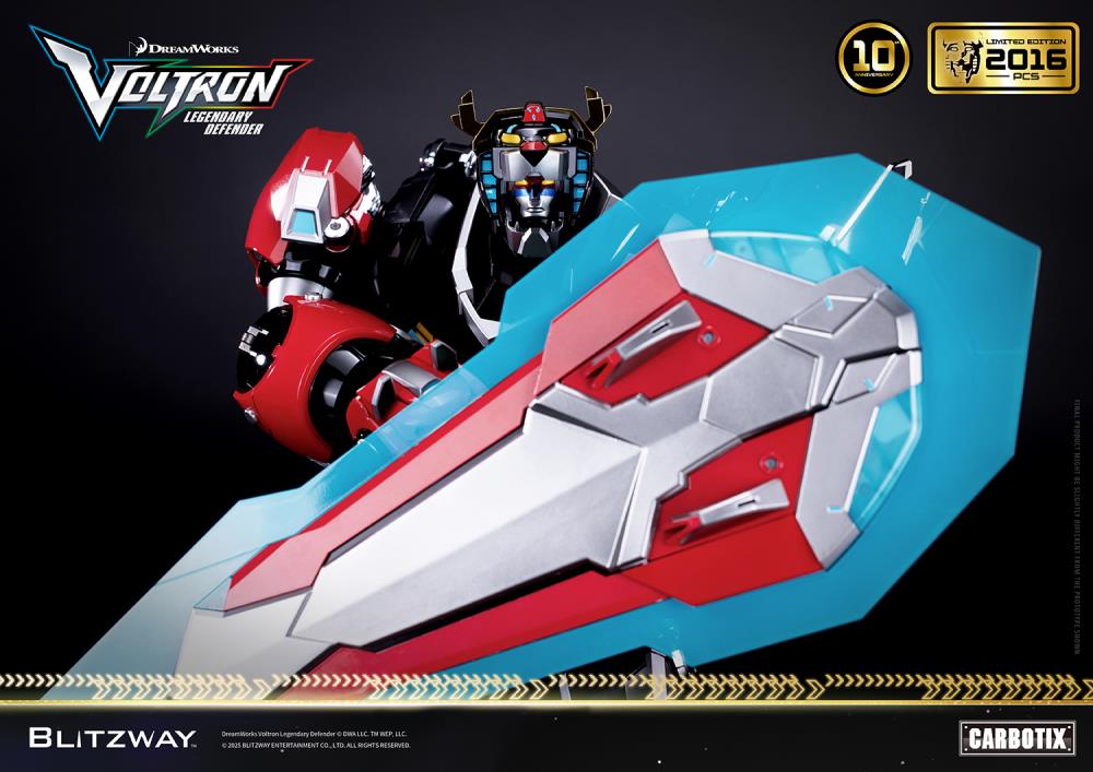 Voltron: Legendary Defender Carbotix 10th Anniversary Voltron (Special Limited Edition Ver.) Action Figure Gallery Image 9