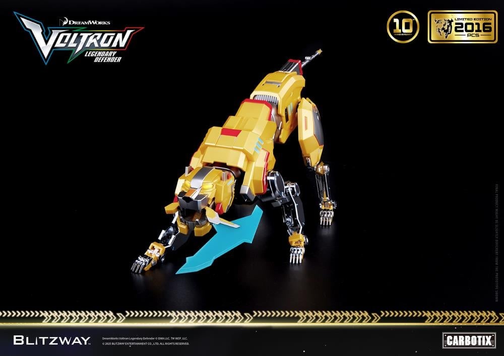 Voltron: Legendary Defender Carbotix 10th Anniversary Voltron (Special Limited Edition Ver.) Action Figure Gallery Image 17