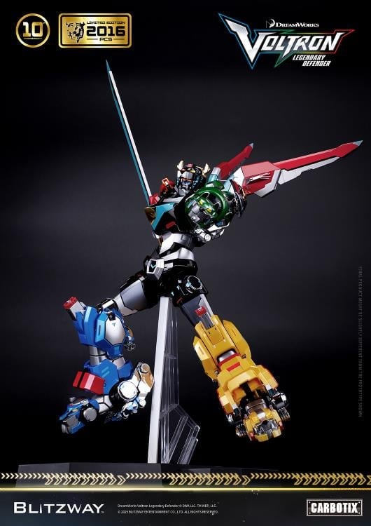 Voltron: Legendary Defender Carbotix 10th Anniversary Voltron (Special Limited Edition Ver.) Action Figure Gallery Image 23