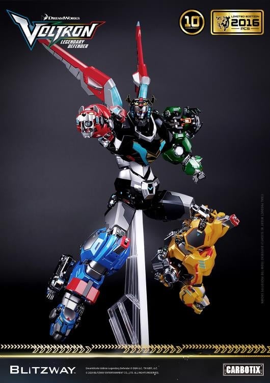 Voltron: Legendary Defender Carbotix 10th Anniversary Voltron (Special Limited Edition Ver.) Action Figure Gallery Image 24