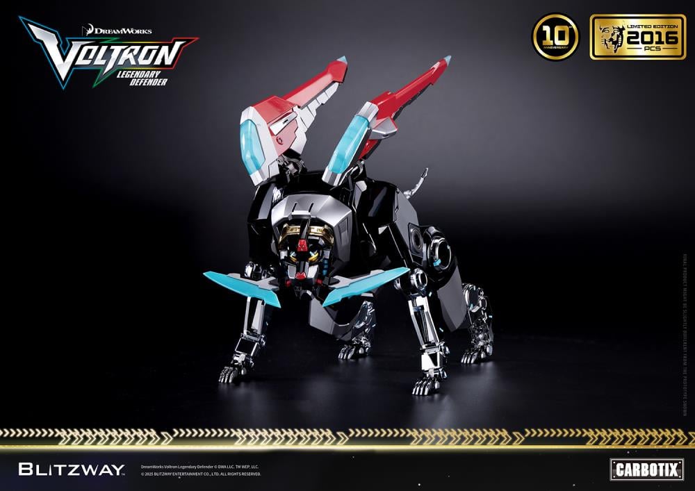 Voltron: Legendary Defender Carbotix 10th Anniversary Voltron (Special Limited Edition Ver.) Action Figure Gallery Image 13