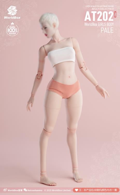 Crazy Durable Female (Upgraded Ver.) 1/6 Scale Body (AT202Pro - Pale) Gallery Image 7