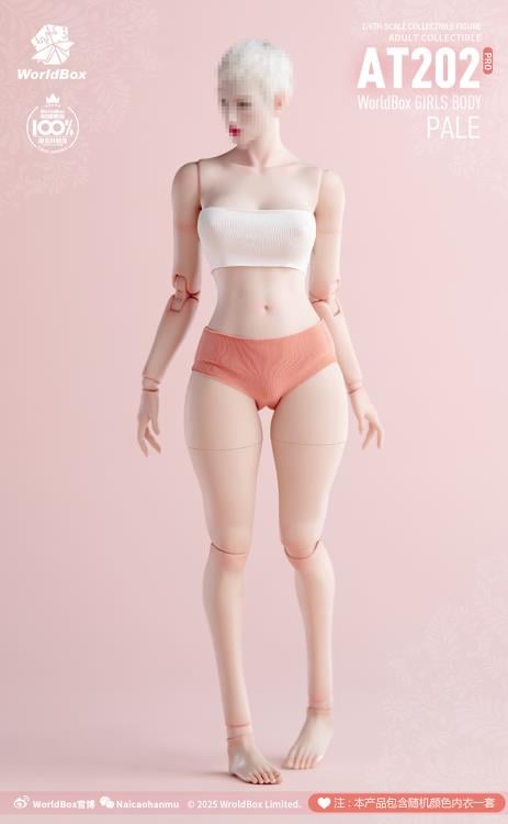 Crazy Durable Female (Upgraded Ver.) 1/6 Scale Body (AT202Pro - Pale) Gallery Image 3