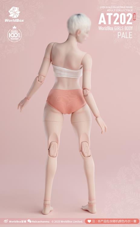 Crazy Durable Female (Upgraded Ver.) 1/6 Scale Body (AT202Pro - Pale) Gallery Image 6