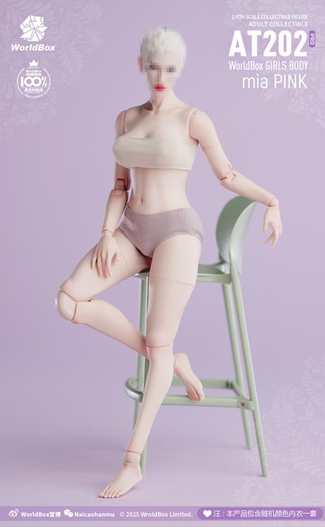 Crazy Durable Female (Upgraded Ver.) 1/6 Scale Body (AT202Pro - mia Pink) Gallery Image 5
