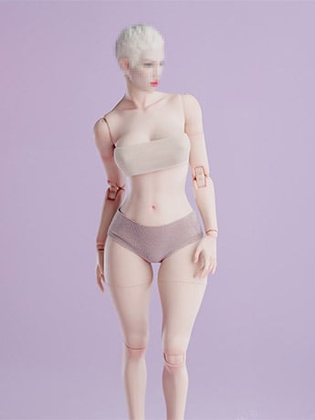 Crazy Durable Female (Upgraded Ver.) 1/6 Scale Body (AT202Pro - mia Pink) Gallery Image 2