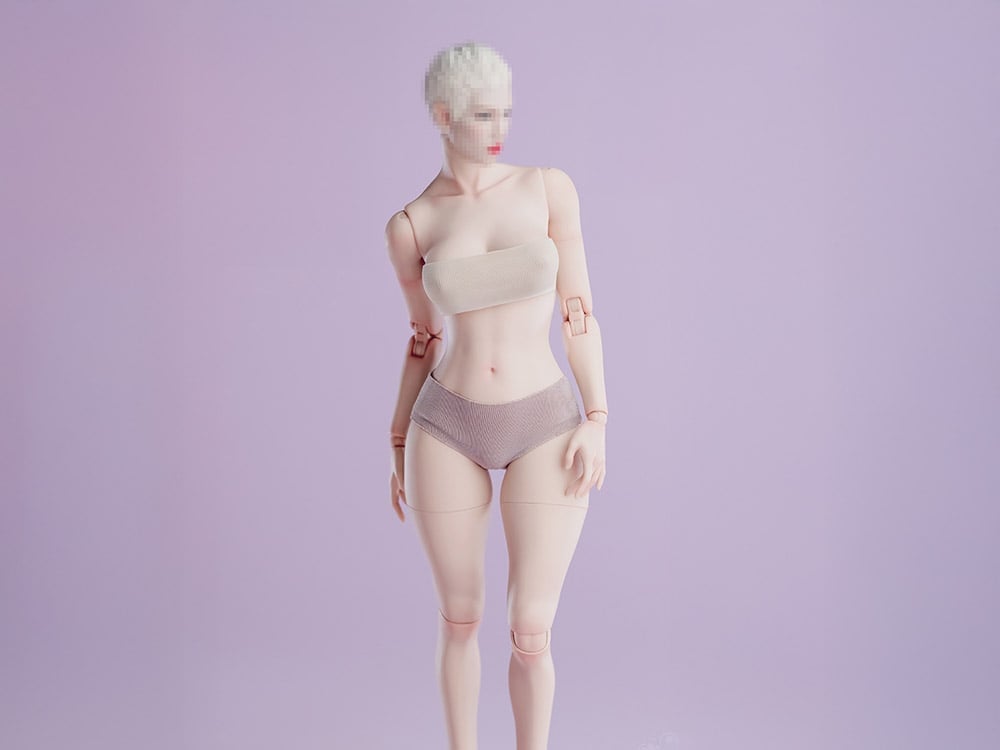 Crazy Durable Female (Upgraded Ver.) 1/6 Scale Body (AT202Pro - mia Pink) Gallery Image 1