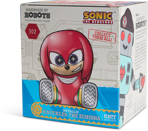 Sonic The Hedgehog Handmade by Robots Knuckles (Metallic) Figure Gallery Image 8