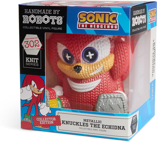 Sonic The Hedgehog Handmade by Robots Knuckles (Metallic) Figure Gallery Image 7