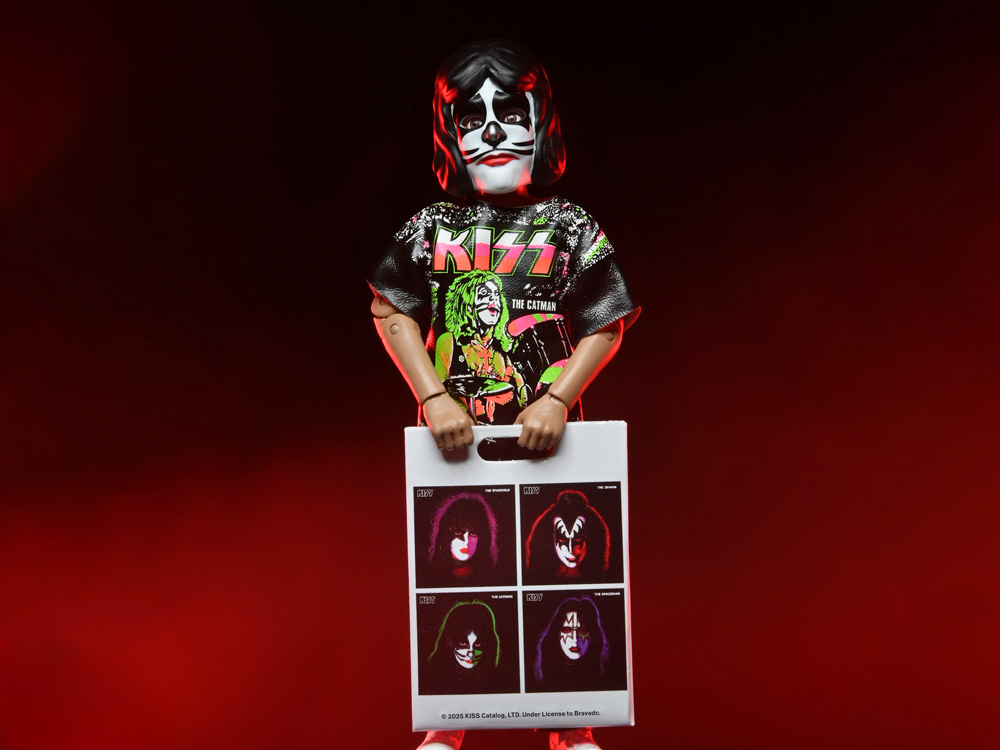 KISS x Ben Cooper Costume Kids Collection The Catman Costume 6" Clothed Action Figure Gallery Image 1