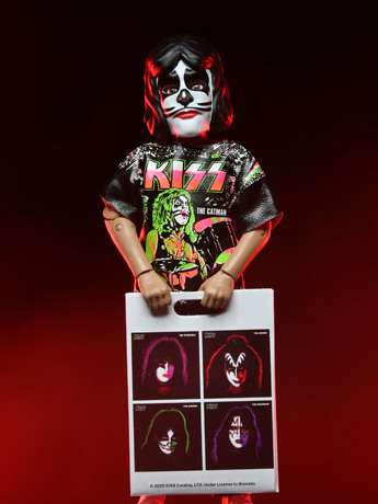 KISS x Ben Cooper Costume Kids Collection The Catman Costume 6" Clothed Action Figure Gallery Image 2
