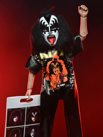 KISS x Ben Cooper Costume Kids Collection The Demon Costume 6" Clothed Action Figure Gallery Image 2