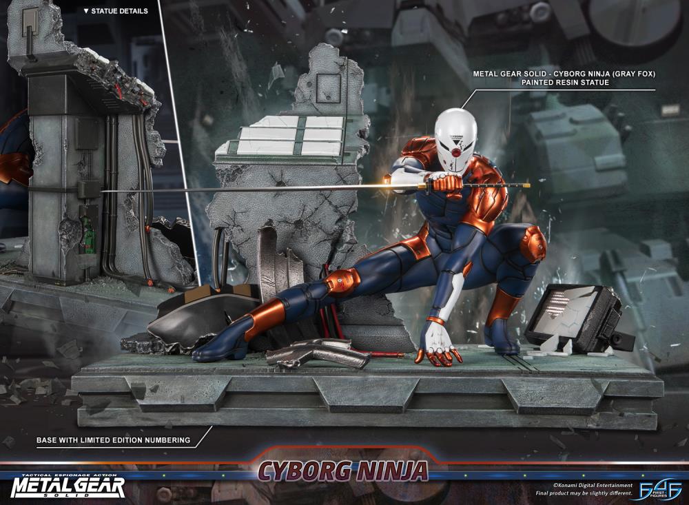 Metal Gear Solid Cyborg Ninja (Gray Fox) Limited Edition Statue